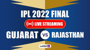 GT vs RR, IPL 2022 Final Live Cricket Streaming: Watch Free Telecast of Gujarat Titans vs Rajasthan Royals on Star Sports and Disney+ Hotstar Online